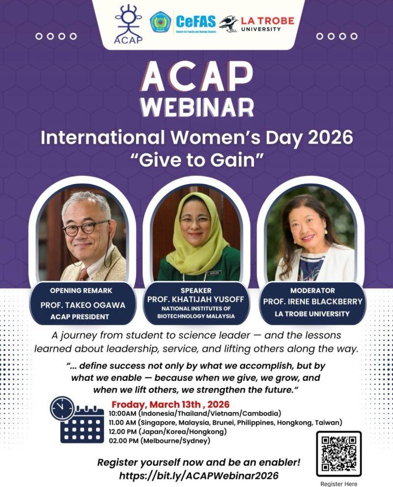 ACAP Webinar: International Women's Day 2026